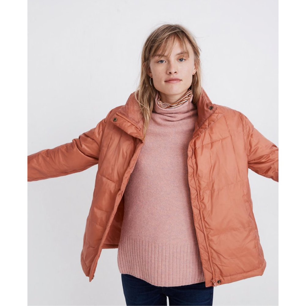 Madewell Jacket in Sweet Dahlia - Picture 2 of 6